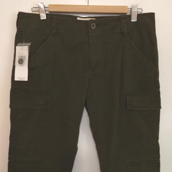 NEW RALPH LAUREN DENIM & SUPPLY ARMY GREEN CARGO PANTS WOMENS SZ 30 - Picture 4 of 10